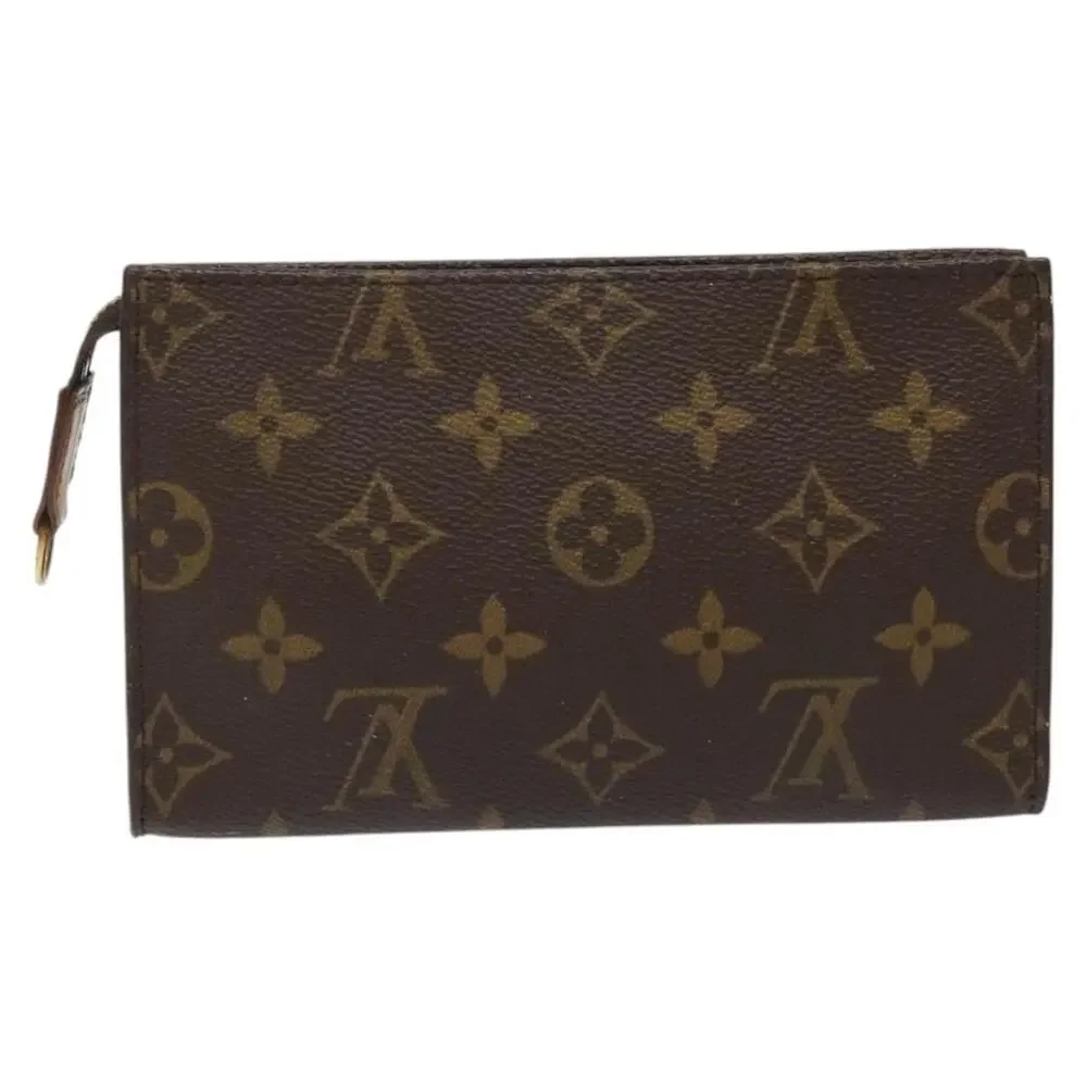 Louis Vuitton Monogram Bucket PM Accessory Pouch Brown